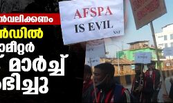 അഫ്‌സ്പ പിന്‍വലിക്കണം:  നാഗാലാന്‍ഡില്‍ 70കിലോമീറ്റര്‍ ലോങ് മാര്‍ച്ച് ആരംഭിച്ചു