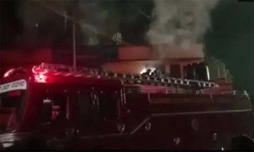 ലോണ്‍ നല്‍കാത്ത ബാങ്കിന് തീയിട്ട് യുവാവ്;സംഭവത്തില്‍ ബാങ്ക് ജീവനക്കാര്‍ക്കും പങ്കുണ്ടെന്ന് ആരോപണം