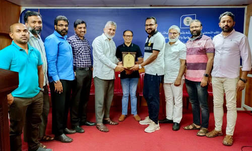 സലിം ഐക്കരപ്പടിക്ക് യാത്രയയപ്പ് നല്കി സലിം ഐക്കരപ്പടിക്ക് യാത്രയയപ്പ് നല്കി