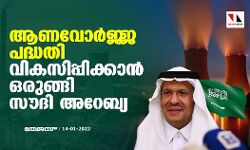 ആണവോര്‍ജ്ജ പദ്ധതി വികസിപ്പിക്കാന്‍ ഒരുങ്ങി സൗദി അറേബ്യ