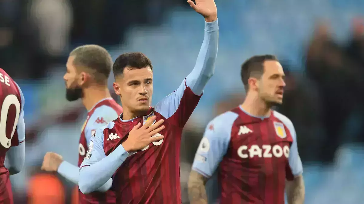 വില്ലാ പാര്‍ക്കില്‍ ക്ലാസ്സിക്ക് അരങ്ങേറ്റവുമായി കുട്ടീഞ്ഞോ; യുനൈറ്റഡിനെ സമനിലയില്‍ പിടിച്ചു