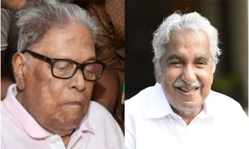 സോളാര് മാനനഷ്ടകേസില് ഉമ്മന് ചാണ്ടിക്ക് വിഎസ് 10.10ലക്ഷം നഷ്ടപരിഹാരം നല്കണമെന്ന് കോടതി; നിയമപോരാട്ടം തുടരുമെന്ന് വിഎസ് സോളാര് മാനനഷ്ടകേസില് ഉമ്മന് ചാണ്ടിക്ക് വിഎസ് 10.10ലക്ഷം നഷ്ടപരിഹാരം നല്കണമെന്ന് കോടതി; നിയമപോരാട്ടം തുടരുമെന്ന് വിഎസ്