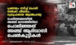 അഞ്ച് മാസത്തിനിടെ ആത്മഹത്യ ചെയ്തത് അഞ്ച് ആദിവാസി പെണ്‍കുട്ടികള്‍; പെരിങ്ങമ്മലയിലെ ഊരുകളില്‍ ലഹരി മാഫിയ പിടിമുറുക്കുന്നു