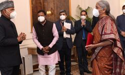 ഇന്ന് കേന്ദ്ര ബജറ്റ്; ധനമന്ത്രി രാഷ്ട്രപതിയുമായി കൂടിക്കാഴ്ച നടത്തി