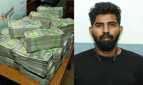 രേഖകളില്ലാതെ കൊണ്ടുവന്ന 79,50,000 രൂപയുമായി യുവാവ് പിടിയില് രേഖകളില്ലാതെ കൊണ്ടുവന്ന 79,50,000 രൂപയുമായി യുവാവ് പിടിയില്