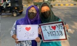 പിന്നോട്ടില്ല, സംഘ്പരിവാറിനെ ചൊടിപ്പിച്ച് കര്‍ണാടകയില്‍ ഐ ലവ് ഹിജാബ് കാംപയിന്‍