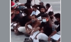 റോഡ് നിര്‍മാണം പൂര്‍ത്തിയാകാതെ ടോള്‍ പിരിക്കാനുള്ള നീക്കത്തിനെതിരെ സമരവുമായി ഡിവൈഎഫ്‌ഐ