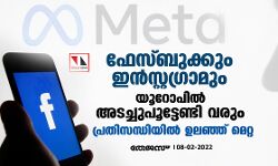ഫേസ്ബുക്കും ഇൻസ്റ്റഗ്രാമും യൂറോപിൽ അടച്ചുപൂട്ടേണ്ടി വരും; പ്രതിസന്ധിയിൽ ഉലഞ്ഞ് മെറ്റ