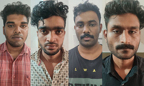 കരിപ്പൂര് സ്വര്ണക്കടത്ത്: അന്തര്ജില്ലാ കവര്ച്ചാ സംഘം പിടിയില് കരിപ്പൂര് സ്വര്ണക്കടത്ത്: അന്തര്ജില്ലാ കവര്ച്ചാ സംഘം പിടിയില്