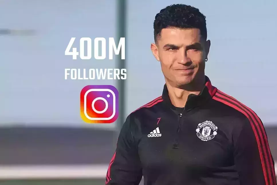 ഇന്സ്റ്റയില് 400 മില്ല്യണ് ഫോളോവേഴ്സുമായി റൊണാള്ഡോ ഇന്സ്റ്റയില് 400 മില്ല്യണ് ഫോളോവേഴ്സുമായി റൊണാള്ഡോ