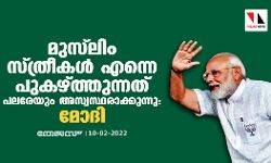 മുസ്‌ലിം സ്ത്രീകള്‍ എന്നെ പുകഴ്ത്തുന്നത് പലരേയും അസ്വസ്ഥരാക്കുന്നു: മോദി