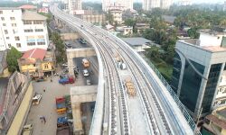 കൊച്ചി മെട്രോ: ട്രയല്‍ റണ്ണിന് ഒരുങ്ങി പേട്ട-എസ്എന്‍ ജംങ്ഷന്‍ മെട്രോ റെയില്‍ പാത