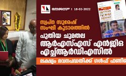 സ്വപ്‌ന സുരേഷിന്റെ വെളിപ്പെടുത്തലിന് പിന്നില്‍ സംഘപരിവാര്‍; പുതിയ ദൗത്യം ആദിവാസി ഭവനപദ്ധതിക്കുള്ള ഗള്‍ഫ് ഫണ്ടിങ്