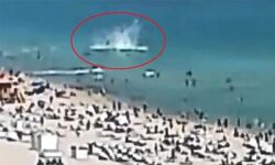 ഫ്‌ളോറിഡയില്‍ തിരക്കുള്ള ബീച്ചില്‍ ഹെലികോപ്റ്റര്‍ തകര്‍ന്നുവീണു