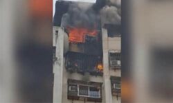 മുംബൈയില്‍ അപ്പാര്‍ട്ട്‌മെന്റിന്റെ 10ാം നിലയില്‍ വന്‍ തീപ്പിടിത്തം