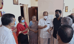 യുക്രെയ്‌നില്‍ അകപ്പെട്ട വിദ്യാര്‍ത്ഥിയുടെ വീട് മന്ത്രി അഹമ്മദ് ദേവര്‍കോവില്‍ സന്ദര്‍ശിച്ചു