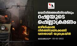 വെടിനിര്‍ത്തലിനിടയിലും റഷ്യയുടെ ഷെല്ലാക്രമണം; ഒഴിപ്പിക്കല്‍ നിര്‍ത്തിവയ്‌ക്കേണ്ടി വന്നതായി യുക്രെയ്ന്‍