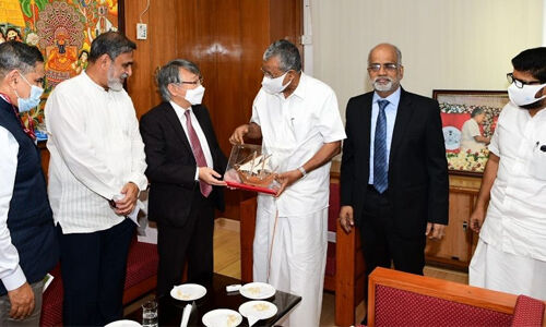 ജപ്പാനുമായി വിദ്യാഭ്യാസ മേഖലയില് സഹകരണം; മുഖ്യമന്ത്രി ജപ്പാന് കോണ്സല് ജനറലുമായി കൂടിക്കാഴ്ച നടത്തി ജപ്പാനുമായി വിദ്യാഭ്യാസ മേഖലയില് സഹകരണം; മുഖ്യമന്ത്രി ജപ്പാന് കോണ്സല് ജനറലുമായി കൂടിക്കാഴ്ച നടത്തി