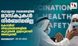 കൊവിഡ് നിയന്ത്രണങ്ങളില്‍ കൂടുതല്‍ ഇളവുമായി അബൂദബി