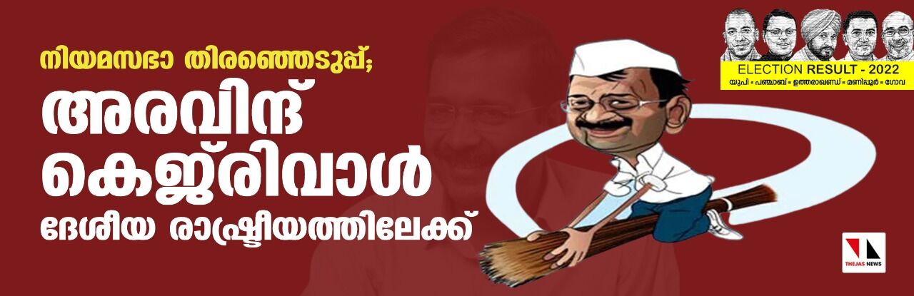നിയമസഭാ തിരഞ്ഞെടുപ്പ്; അരവിന്ദ് കെജ്‌രിവാള്‍ ദേശീയ രാഷ്ട്രീയത്തിലേക്ക്