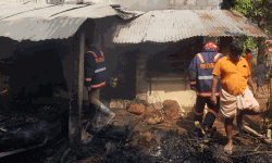 വിറക് പുരക്ക് തീപിടിച്ചു