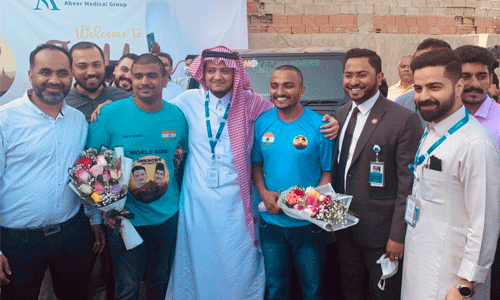 രാജ്യാന്തര മലയാളി റൈഡേഴ്സിന് ജിദ്ദയില് സ്വീകരണം രാജ്യാന്തര മലയാളി റൈഡേഴ്സിന് ജിദ്ദയില് സ്വീകരണം