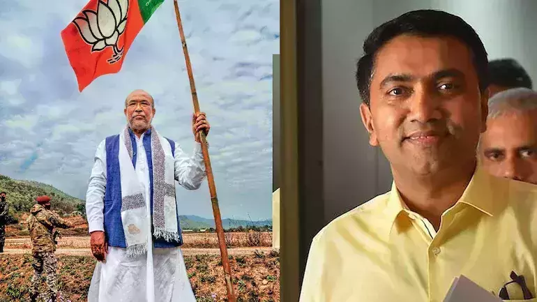 മുഖ്യമന്ത്രിമാരെ നിശ്ചയിച്ച് ബിജെപി; മണിപ്പൂരില്‍ എന്‍ ബീരേന്‍ സിംഗ്, ഗോവയില്‍ പ്രമോദ് സാവന്ത്