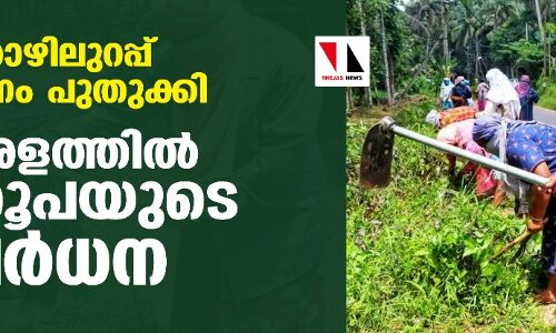 തൊഴിലുറപ്പ് വേതനം പുതുക്കി; കേരളത്തില്‍ 20 രൂപയുടെ വര്‍ധന