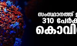 സംസ്ഥാനത്ത് ഇന്ന് 310 പേര്‍ക്ക് കൊവിഡ്