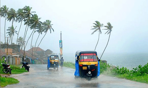 സംസ്ഥാനത്ത് ഒറ്റപ്പെട്ട ശക്തമായ മഴയ്ക്ക് സാധ്യത; ഏഴ് ജില്ലകളില്‍ യെല്ലോ അലര്‍ട്ട്