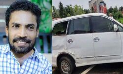 ഗിന്നസ് പക്രു സഞ്ചരിച്ചിരുന്ന കാര്‍ അപകടത്തില്‍പ്പെട്ടു