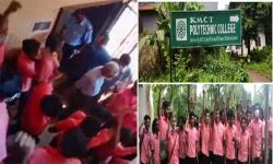 അധ്യാപക സമരം മൂലം പരീക്ഷ മുടങ്ങി;പ്രിന്‍സിപ്പലിനെ ഓഫിസില്‍ പൂട്ടിയിട്ട് വിദ്യാര്‍ഥികള്‍