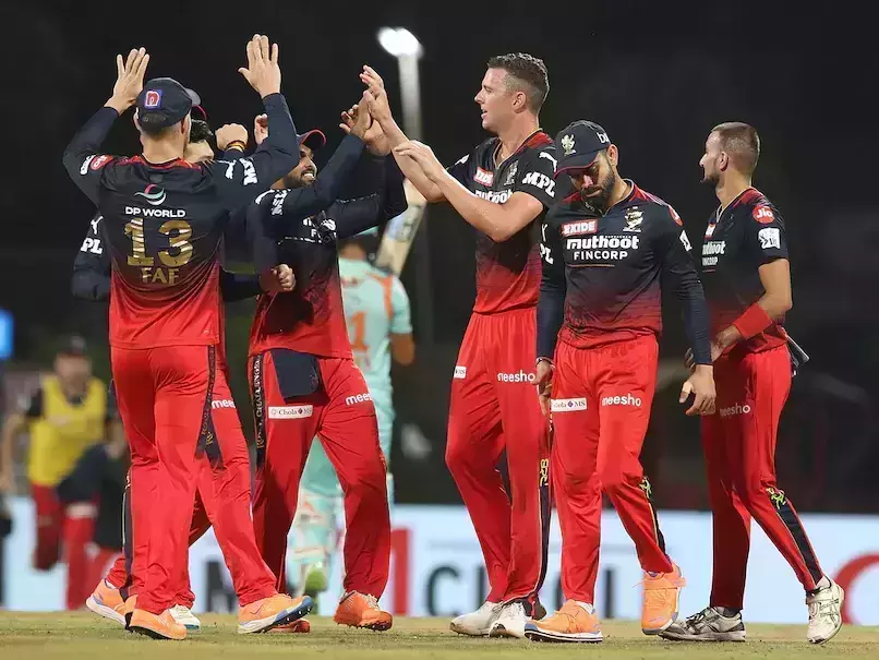 ഹാസല്‍വുഡിന് നാല് വിക്കറ്റ്; എല്‍എസ്ജിയ്‌ക്കെതിരേ ആര്‍സിബിക്ക് ജയം