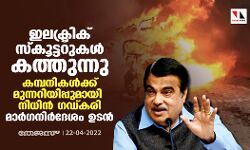 ഇലക്ട്രിക് സ്‌കൂട്ടറുകള്‍ കത്തുന്നു: കമ്പനികള്‍ക്ക് മുന്നറിയിപ്പുമായി നിധിന്‍ ഗഡ്കരി; മാര്‍ഗനിര്‍ദേശം ഉടന്‍