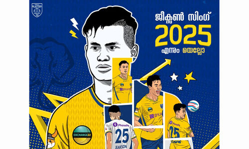 ജീക്‌സണ്‍ സിങ് 2025 വരെ കേരള ബ്ലാസ്‌റ്റേഴ്‌സില്‍ തുടരും