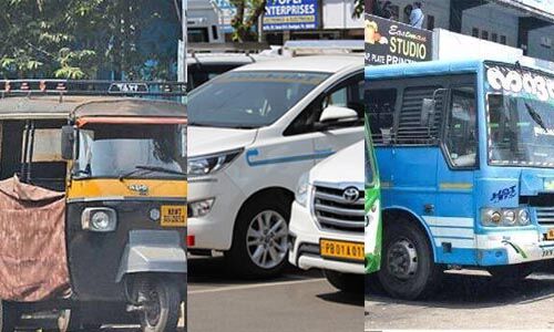 പുതുക്കിയ ബസ്, ഓട്ടോ, ടാക്സി നിരക്കുകള് ഇന്ന് മുതല് പുതുക്കിയ ബസ്, ഓട്ടോ, ടാക്സി നിരക്കുകള് ഇന്ന് മുതല്