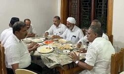 അബ്ദുല്ലക്കുട്ടിക്ക് ലീഗ് നേതാവിന്റെ വീട്ടില്‍ ഇഫ്താര്‍ വിരുന്ന്; ജില്ലാ സെക്രട്ടറിയും കെഎംസിസി നേതാക്കളും പങ്കെടുത്തു