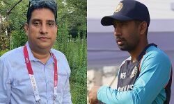 വൃദ്ധിമാന്‍ സാഹയെ ഭീഷണിപ്പെടുത്തിയ മാധ്യമ പ്രവര്‍ത്തകന് രണ്ട് വര്‍ഷത്തെ വിലക്ക്