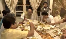 അമിത് ഷാക്ക് അത്താഴ വിരുന്നൊരുക്കി സൗരവ് ഗാംഗുലി അമിത് ഷാക്ക് അത്താഴ വിരുന്നൊരുക്കി സൗരവ് ഗാംഗുലി