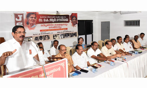 കെ ആര്‍ ഗൗരിയമ്മ ഇന്ത്യ കണ്ട എക്കാലത്തെയും മികച്ച ഭരണാധികാരി:അഡ്വ.എ എന്‍ രാജന്‍ ബാബു