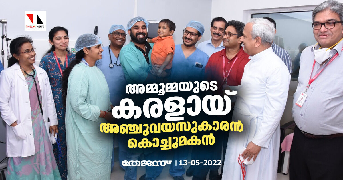 അമ്മൂമ്മയുടെ കരളായ് അഞ്ചുവയസുകാരന്‍ കൊച്ചുമകന്‍