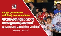 മാധ്യമ പ്രവര്‍ത്തക ഷിറിന്റെ കൊലപാതകം: യുദ്ധക്കുറ്റമാവാന്‍ സാധ്യതയുണ്ടെന്ന് യുഎന്നിന്റെ ഫലസ്തീന്‍ പ്രതിനിധി