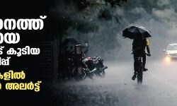 സംസ്ഥാനത്ത് ശക്തമായ ഇടിമിന്നലോട് കൂടിയ മഴ മുന്നറിയിപ്പ്; ഒമ്പത് ജില്ലകളില്‍ ഇന്ന് യെല്ലോ അലര്‍ട്ട്