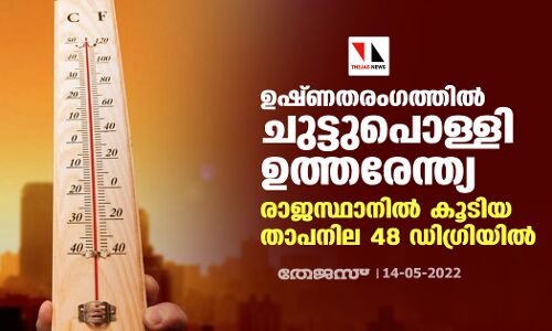 ഉഷ്ണതരംഗത്തില്‍ ചുട്ടുപൊള്ളി ഉത്തരേന്ത്യ; രാജസ്ഥാനില്‍ കൂടിയ താപനില 48 ഡിഗ്രിയില്‍