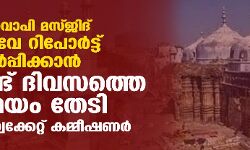 ഗ്യാന്‍വാപി മസ്ജിദ് സര്‍വേ റിപോര്‍ട്ട് സമര്‍പ്പിക്കാന്‍ രണ്ട് ദിവസത്തെ സമയം തേടി അഡ്വക്കേറ്റ് കമ്മീഷണര്‍