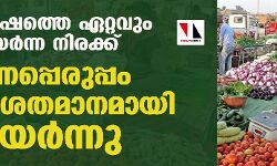 17 വർഷത്തെ ഏറ്റവും ഉയർന്ന നിരക്ക്; പണപ്പെരുപ്പം 15.08 ശതമാനമായി ഉയര്‍ന്നു