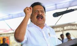 സുധാകരനെതിരെ കേസ് എടുത്ത നടപടി അപഹാസ്യം: രമേശ് ചെന്നിത്തല