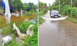 വെളളക്കെട്ട് ഭീഷണിയില് ജനം: മാളയില് വെള്ളത്തിന് ഒഴുകാന് വഴിയില്ല വെളളക്കെട്ട് ഭീഷണിയില് ജനം: മാളയില് വെള്ളത്തിന് ഒഴുകാന് വഴിയില്ല