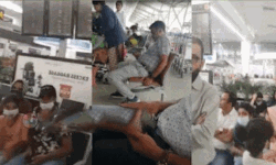 വൈകിയെന്ന് ആരോപിച്ച് കോഴിക്കോട്ടേക്കുള്ള 22 യാത്രക്കാര്ക്ക് എയര് ഇന്ത്യ യാത്ര നിഷേധിച്ചു; എയര്പോര്ട്ടില് പ്രതിഷേധം വൈകിയെന്ന് ആരോപിച്ച് കോഴിക്കോട്ടേക്കുള്ള 22 യാത്രക്കാര്ക്ക് എയര് ഇന്ത്യ യാത്ര നിഷേധിച്ചു; എയര്പോര്ട്ടില് പ്രതിഷേധം