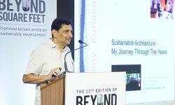 നിര്മാണവ്യവസായത്തില് കൂടുതല് തടി ഉപയോഗിച്ചും കാലാവസ്ഥാമാറ്റത്തെ ചെറുക്കാം: വാസ്തുശില്പ്പി ഡോ. ബെന്നി കുര്യാക്കോസ് നിര്മാണവ്യവസായത്തില് കൂടുതല് തടി ഉപയോഗിച്ചും കാലാവസ്ഥാമാറ്റത്തെ ചെറുക്കാം: വാസ്തുശില്പ്പി ഡോ. ബെന്നി കുര്യാക്കോസ്